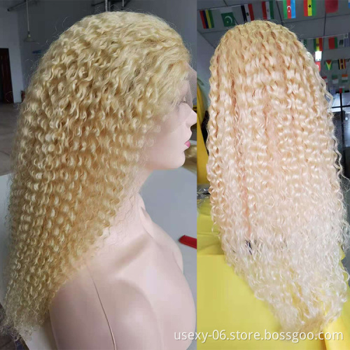 613 Lace Front Wig,613 Hd Lace Frontal Wig,Blonde 613 Full Lace Wig Human Hair